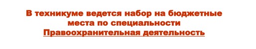 Набор Правоохранительная деятельность